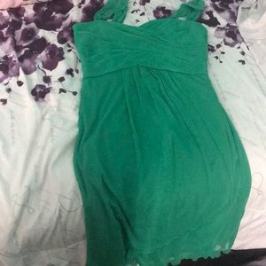 Emerald green dress